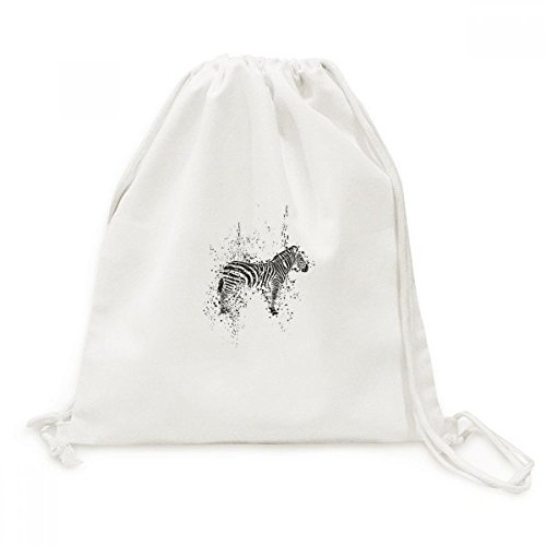 Sac à dos cordon Toile Drawstring Backpack Mexicaine Zebra original
