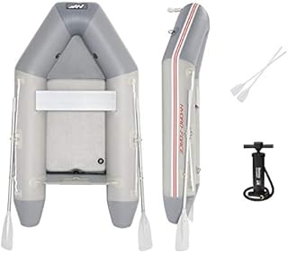 Hydro-Force Inflatable Boat, Blow Up Dinghy Raft Set With Hand Pump And Oars, Multiple Sizes