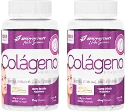 Kit com 2 Vitaminas Colágeno Hidrolisado Veriol – 90 Cápsulas Cada, Suporte para Pele, Unhas, Cabelos e Articulações