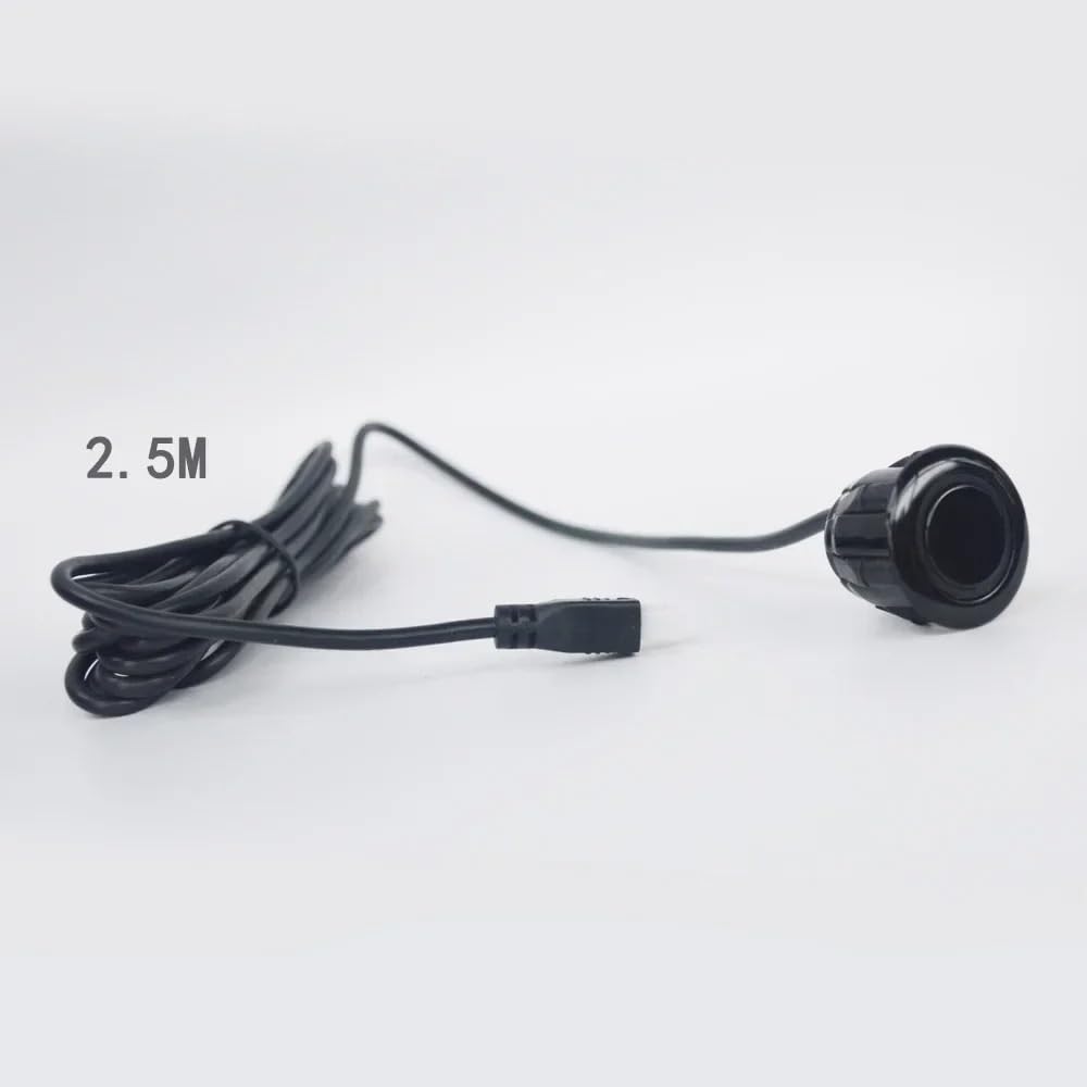 Sensor de Aparcamiento Kit de Sensor Aparcamiento inverso para Coche, Sistema Radar ultrasónico Universal 22mm/0,86 Pulgadas, Negro, Rojo, Azul, Gris, Plata, Oro y Blanco(H,K)