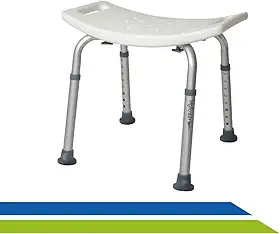 Banco Banqueta para Banho com regulagem de Altura Adulto e Idoso até 130 KG Hidrolight