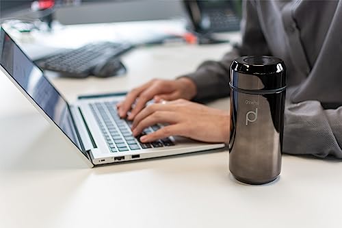Drink Pod + Vacuum Insulated Flask, Metallic Black, 350ml, 350 ml - Image 2