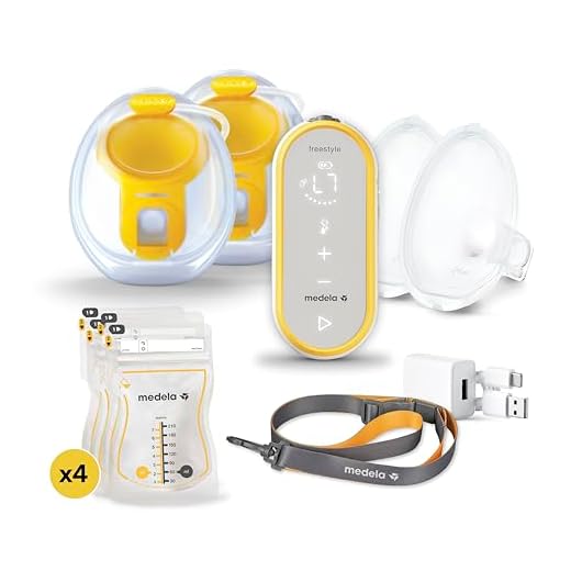 Medela Freestyle Hands-Free Double Electric Breast Pump with Wearable Cups, Rechargeable Battery, App Connectivity, Portable and Discreet Design