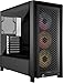 CORSAIR FRAME 4000D RS ARGB Modular Mid-Tower ATX PC Case – High Airflow, 3x Pre-Installed RS ARGB Fans, InfiniRail™ Fan Mounting System, ASUS BTF, MSI Project Zero, Gigabyte Project Stealth – Black