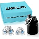 Zound Professional Grade EarplugsEarplugs for Motorcycle,for Zound Earplugs for Musicians with Carrying Case for Concerts (Blue)