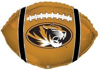 NCAA Missouri Tigers 17-inch Helium Quality Foil Balloon - Yellow, Officially Licensed - 1 Piece - Sports Event, Team Celebration - All Ages - Adult Fans of Missouri Tigers Football Team