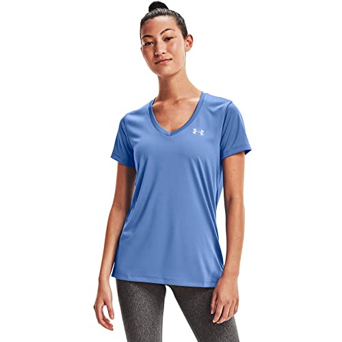 Image of Under Armour Womens Tech V-Neck Short-Sleeve T-Shirt