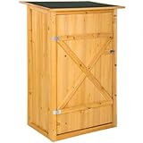 tectake® Caseta Jardín Exterior de Madera Impregnada, Amplio