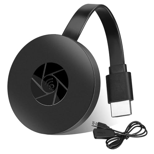 Wireless Display Adapter, Wireless Hdmi Dongle, Wireless Hdmi Phone to Tv, 1080P HD Screen Mirroring Device for Tv, Wireless HDMI Dongle for Ios/Android Devices, Projector, Monitor, Home, Meetings