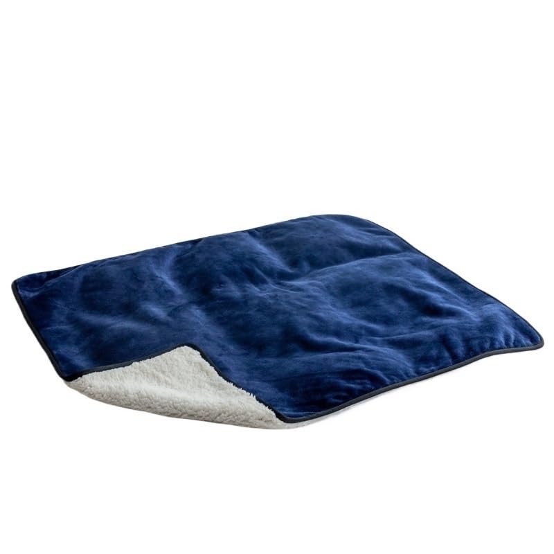 Mantas for Perros, Mantas Lavables for Perros, Mantas for Perros pequeños, Mantas for Mascotas, Mantas for Perros de Lana(Waterproof Navy,150X127cm)