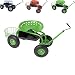 Produktbild Papilioshop Gardy Gartenhocker Rollwagen Sitzhocker für Gemüsegarten (Grün)