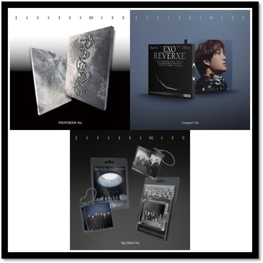 EXO REVERXE [2 Photobook + 6 Compact + 1 Big SMini All 9 Ver Set] 8th Full Album