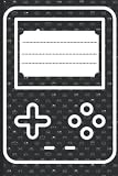 Composition Notebook Black White Video Gaming: Wide Ruled Lined Paper Journal. Notebook for Kids, Boys, Girls, Teens and Adults. ( 6 x 9, 110 Pages)