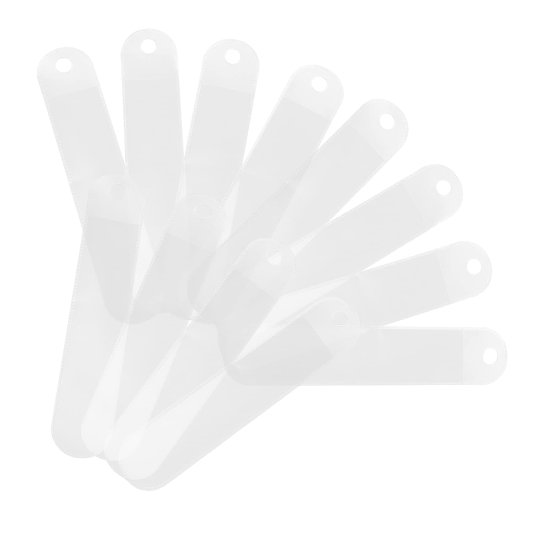 200pezzi Penne Pouches Trasparenti Morbida Astuccio Protettivo Per Penne e Matite Per Ufficio e Scuola Design Semplice e Pratico Materiale Resistente e Leggero
