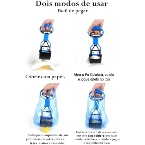 Garra Coletora de Fezes Pet, Animais, Cocô, Cachorro, Gato, Pá Higiênica, Plástico