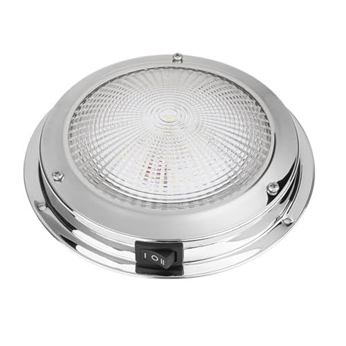 Plafonnier rond à DEL 12V SEAFLO éclairage anti-panne de batterie pour camping-car