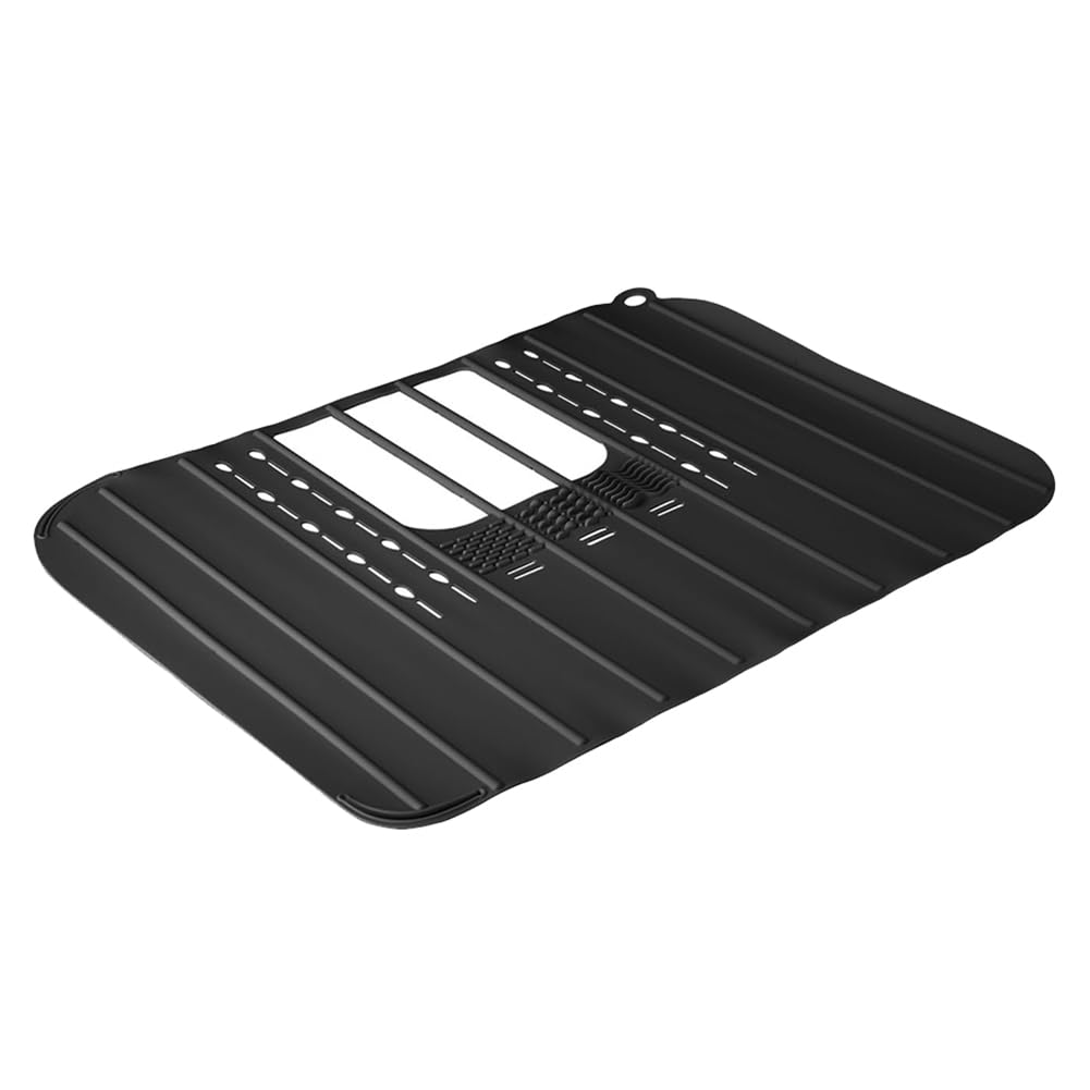 CTRLZS Foldable Sink Cover Mat Space Saving Bathroom Organizer Makeup Brush Cleaning Mat A