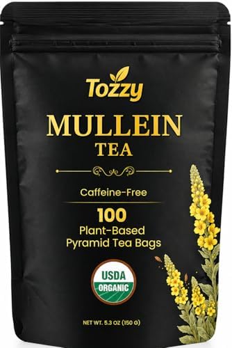 Tozzy Tea Tozzy Organic Mullein Tea-100 Bags | Lungs & Respiratory Support ...