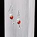 Body Candy Stainless Steel Red Wine Glass Earrings