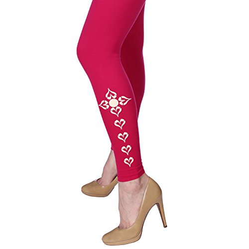Image of Plus Size Printed Ankle Length Leggings for Women