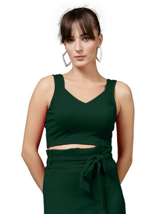 Image of OOMPH! Stretchable Sleeveless Crop Top