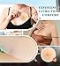 Varsbaby 2 Pairs Adhesive Silicone Nipple Prosthesis - Reusable, Realistic Sticky Adhesive Nipples for Breast Forms(P105XT-Beige*2-One Size