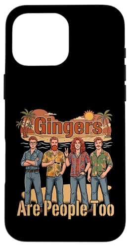 Gingers Are People Too Men Funny Gingers Meme Redhead Joke �X�}�z�P�[�X iPhone 16 Pro Max �p