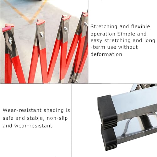 Barrière métallique industrielle extensible pour sécuriser les zones de circulation - 4