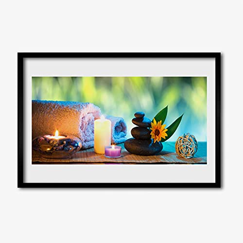 Affiche encadrée 60x40 Tulup pour décorer un mur blanc de salon