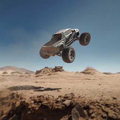 ARRMA RC Truck Big Rock 6S 4WD BLX 1/7 Monster Truck RTR(Battery and Charger Not Included) Gunmetal, ARA7612T1 - Thumbnail 7