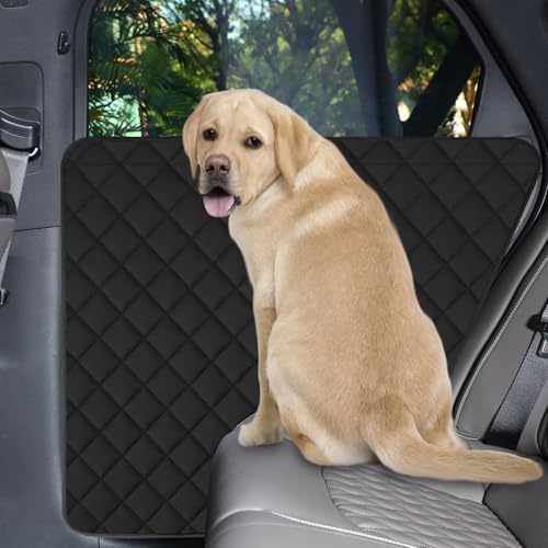CarChic Dog Car Door Protector, 2 Pack Heavy Duty 5-Layer Car Door Protectors from Dog Scratching,Waterproof Door Protectors for Vehicles,Universal Fit for Cars, Trucks, SUVs, Storm Black