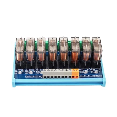 Módulo de relé de 8 canales 24V interruptor de potencia para cuadro eléctrico 3