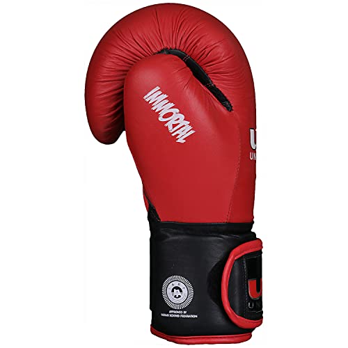 Guantes de boxeo seguros USI UNIVERSAL en cuero de grano superior 609M1 3