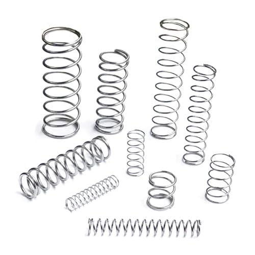 Resorte de compresión de acero inoxidable 304 de 30mm de longitud y diámetro de 4mm, 10 unidades 2