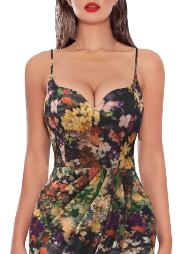 Image of VFSHOW Womens Sexy Spaghetti Strap Formal Prom Evening Gala Long Maxi Dress