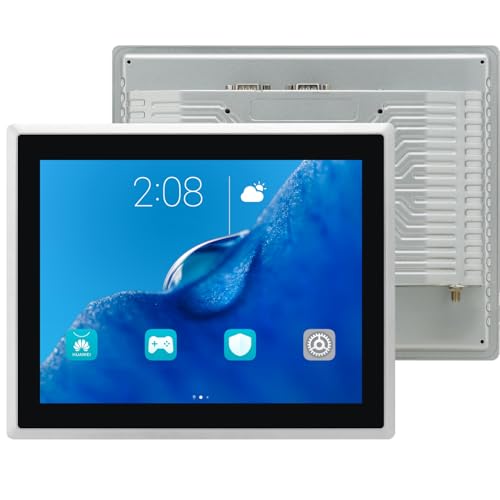 Image of 10.4-Inch Touchscreen Monitor,Ratio 4:3 Embedded Industiral Touch Screen Tablet with IP65 Front,WiFi & BT,Android 11 RAM 4G & ROM 32G Suitable for kiosks /Automation /ATM