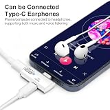 Seminer Adapter USB C OTG, ładowarka typu C 100 W PD USB C na podwójny rozdzielacz USB C dla iPhone 15 Pro Max, Google TV Chromecast 2020, MacBook, Samsung Galaxy S22/S23 (biały)