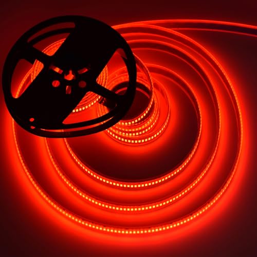 Luzes de tira de LED, tira de LED SMD 2835, DC12V 1200LEDs 16,4 pés 26000LM tubo de tiras de luz de