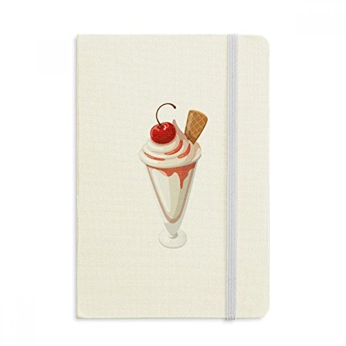 Carnet A5 cerise coupe conique douce crème glacée pour libérer votre esprit