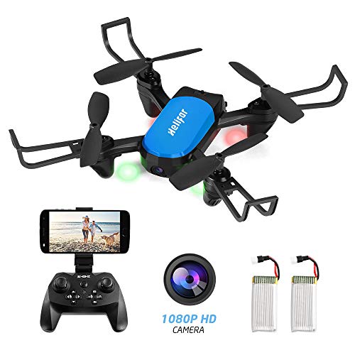 HELIFAR Z45 FPV Drone, with 1080P HD Camera, Mini RC Quadcopter, Video Drone, 2.4GHz 6-Axis Gyroscope Remote Nano, Headless Mode / 3D Flip / One Button Return/Height Maintain Altitude