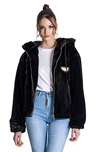Gianni Kavanagh Black GK Plaque veste confortable femme pour silhouette sculptée