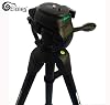 Eloies® Jaguar 3 Way Pan Head Photo Video Heavy Built Tripod Stand for Mobile Phones and Cameras Max Height 5.5 Feet Combo Pack (Black) #2