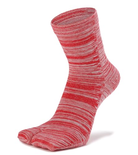 Image of Women's Solid 2 Toe Flip Flop Tabi Socks Geta Ankle Cotton 5 /6 Pairs