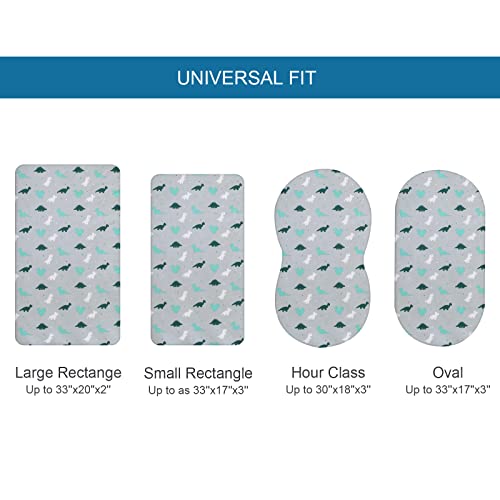 Image of Bassinet Sheet, Bassinet Sheets 2 Pack, Bassinet Sheets for Boys or Girls