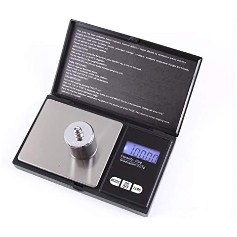 GOSONO 100g/0.01g、1kg/0.1g LCD Digital Pocket Diamond Jewelry Gold Gram Balance Weight Scale Measuring Tools (1kg/0.1g) Cover