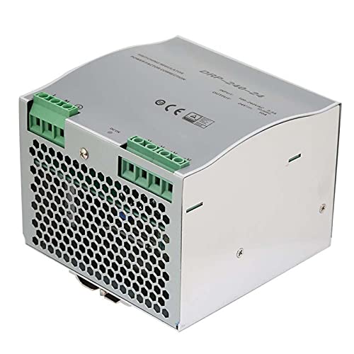 WanRomJun 240 W Industrielles DIN-Schienen-Netzteil mit einem Ausgang, 24 V einphasiges Schaltnetzteil für Beleuchtungsanlagen, industrielle Steuerung, Sicherheitsüberwachung Cover