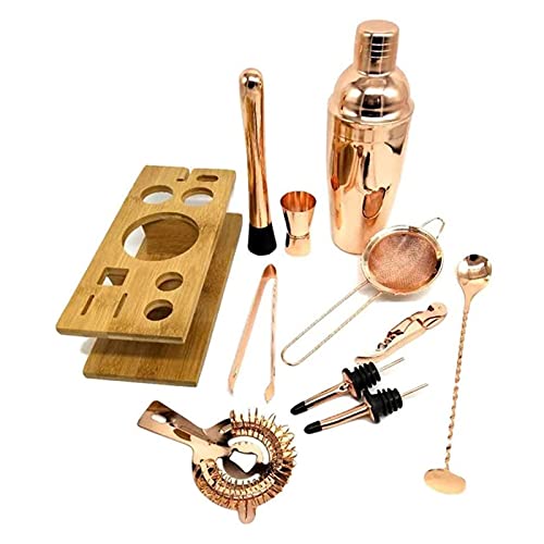 Kit coctelera 11 piezas con base y accesorios 550 ml miniatura 6