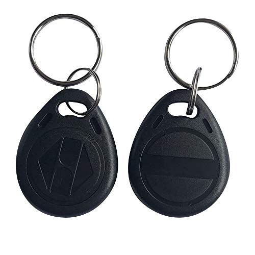 LEXI 100pcs 125KHz Proximity ID Card RFID Keyfobs Token Tag for Door Entry Access Control System TK4100/EM4100 ABS Key fob Cards for Security Lock Wholesale(100 Black ID) - Thumbnail 7
