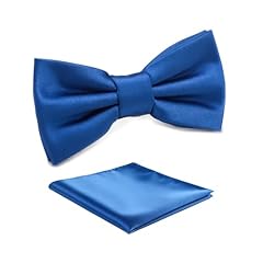 Royal Blue Bowtie+pocket Square