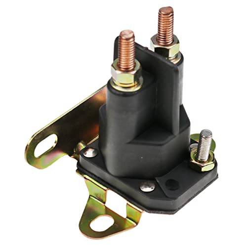 Relé universal de solenoide para motor de arranque 12V 3 polos compatible con Bad Boy, Hustler, Kohler, Trombetta y Stens miniatura 2